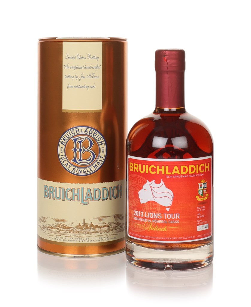 Bruichladdich 23 Year Old 1989 Valinch - 2013 Lions Tour 50cl
