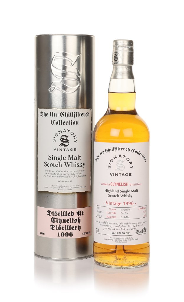 Clynelish 21 Year Old 1996 (cask 11377) - Un-Chillfiltered Collection (Signatory) 70cl