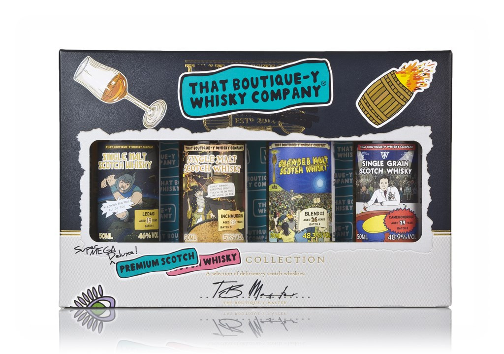 That Boutique-y Whisky Company Premium Scotch Whisky Collection Gift Set (4 x 5cl) 20cl