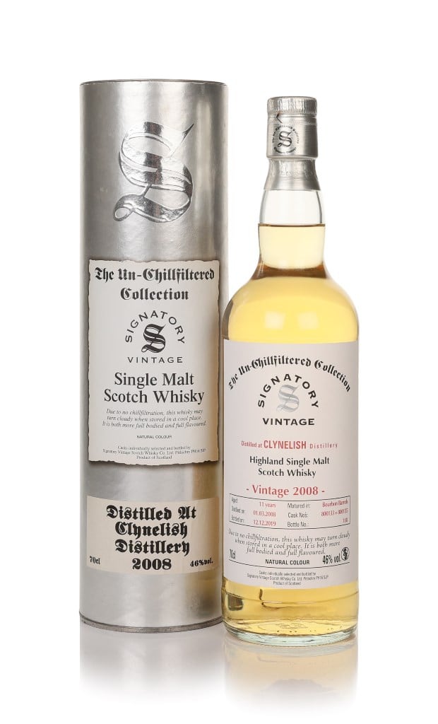Clynelish 11 Year Old 2008 (casks 800133 & 800135) - Un-Chillfiltered Collection (Signatory) 70cl