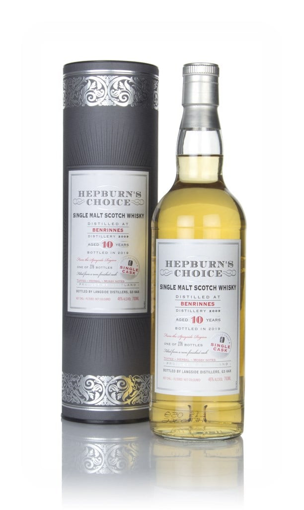 Benrinnes 10 Year Old 2009 - Hepburn's Choice (Langside) 70cl