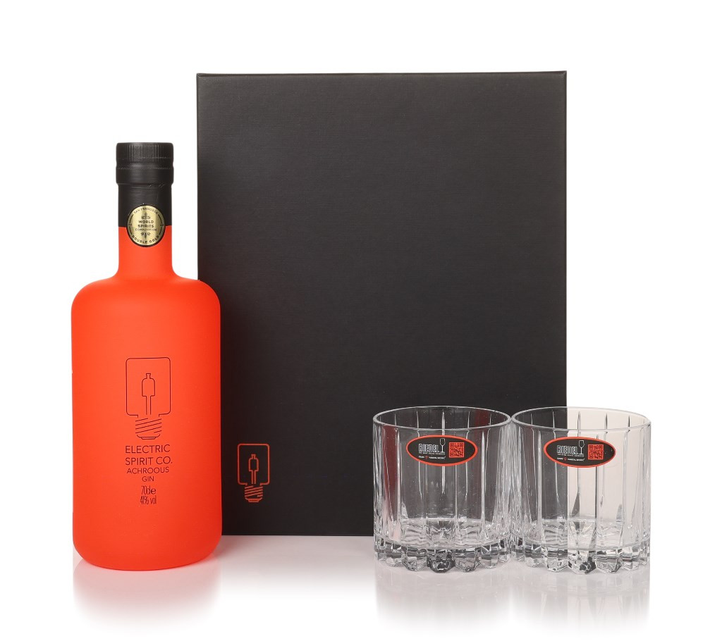 Achroous Gin x Riedel Gift Set with 2x Glasses 70cl