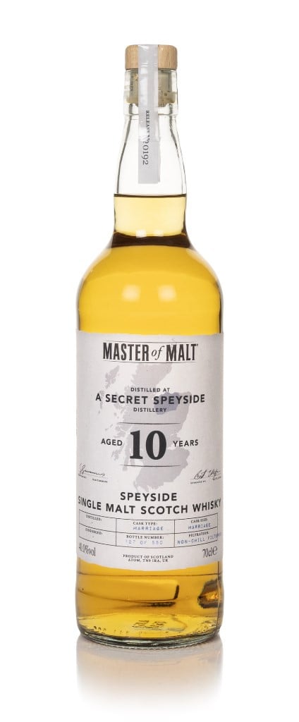 Secret Speyside Distillery 10 Year Old (Master of Malt) 70cl