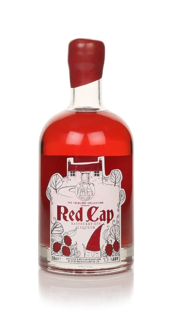 Stirling Red Cap Raspberry Gin Liqueur (23%) 50cl