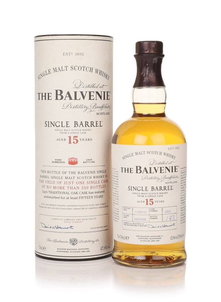 Balvenie 15 Year Old 1995 (cask 2903) Single Barrel 70cl