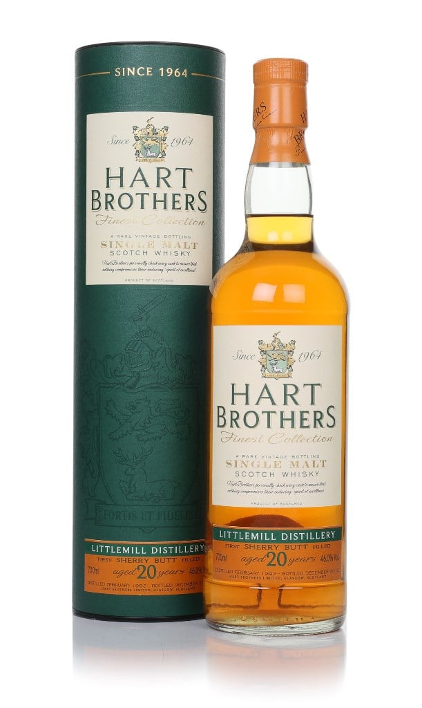 Littlemill 20 Year Old 1992 - Finest Collection (Hart Brothers) 70cl