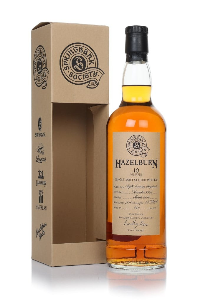 Hazelburn 10 Year Old 2007 - Springbank Society 70cl