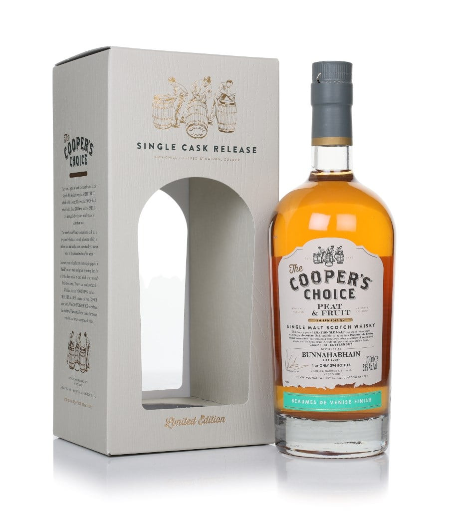 Bunnahabhain Peat & Fruit (cask 158) - The Cooper's Choice (The Vintage Malt Whisky Co.) 70cl
