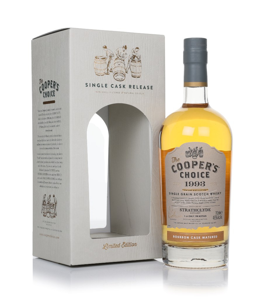 Strathclyde 28 Year Old 1993 (cask 243393) - The Cooper's Choice (The Vintage Malt Whisky Co.) 70cl