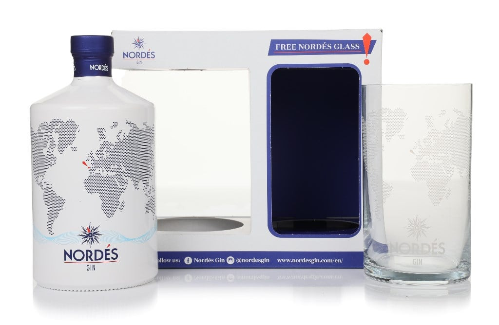 Nordés Atlantic Galician Gin Gift Set With Highball Glass 70cl