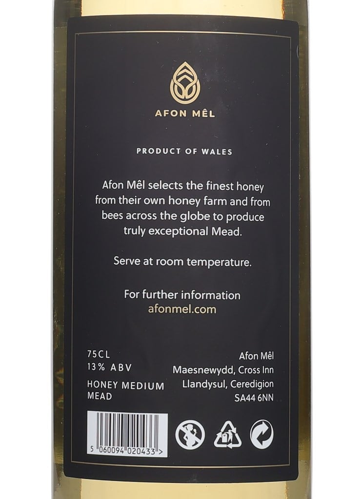 Afon Mêl Medium Honey Mead 75cl