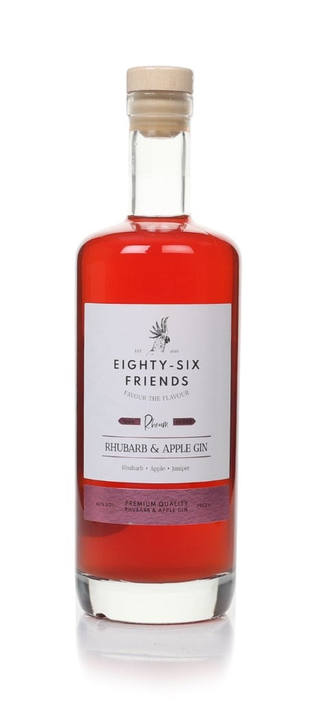 Eighty-Six Friends Rhubarb & Apple Gin 70cl