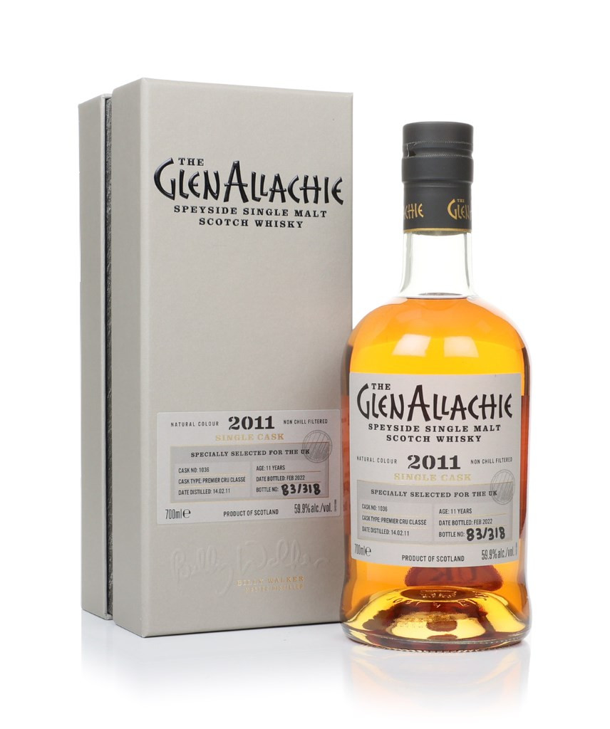 GlenAllachie 11 Year Old 2011 (cask 1036) - Premier Cru Classé