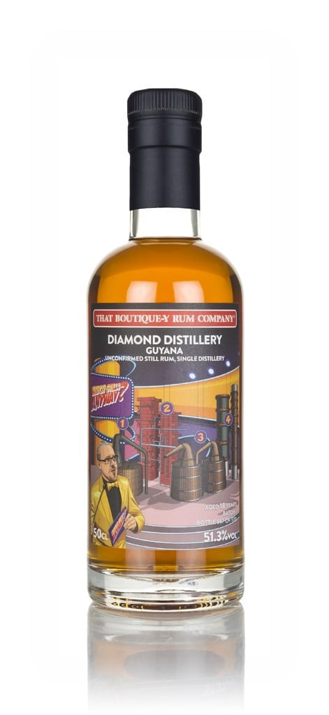 Diamond Distillery (Unconfirmed Still) 18 Year Old (That Boutique-y Rum Company) 50cl