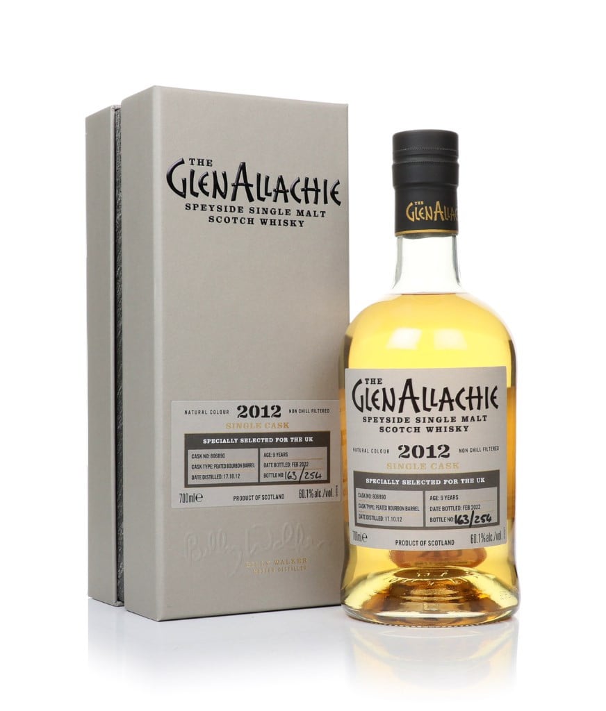 GlenAllachie 9 Year Old 2012 (cask 806890) - Peated Bourbon Barrel 70cl