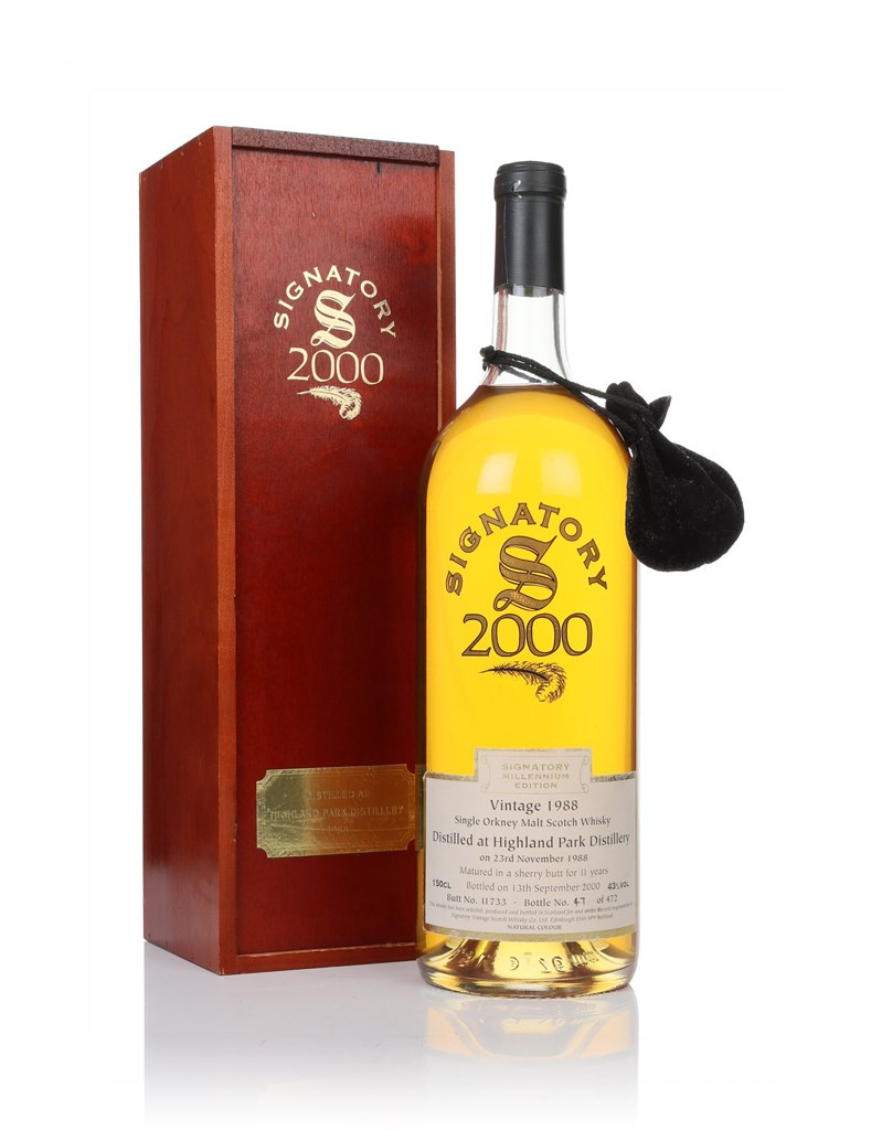 Highland Park 11 Year Old 1988 (cask 11733) - Signatory - Magnum (1.5L) 150cl