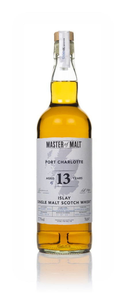 Port Charlotte 13 Year Old 2004 (Master of Malt) 70cl