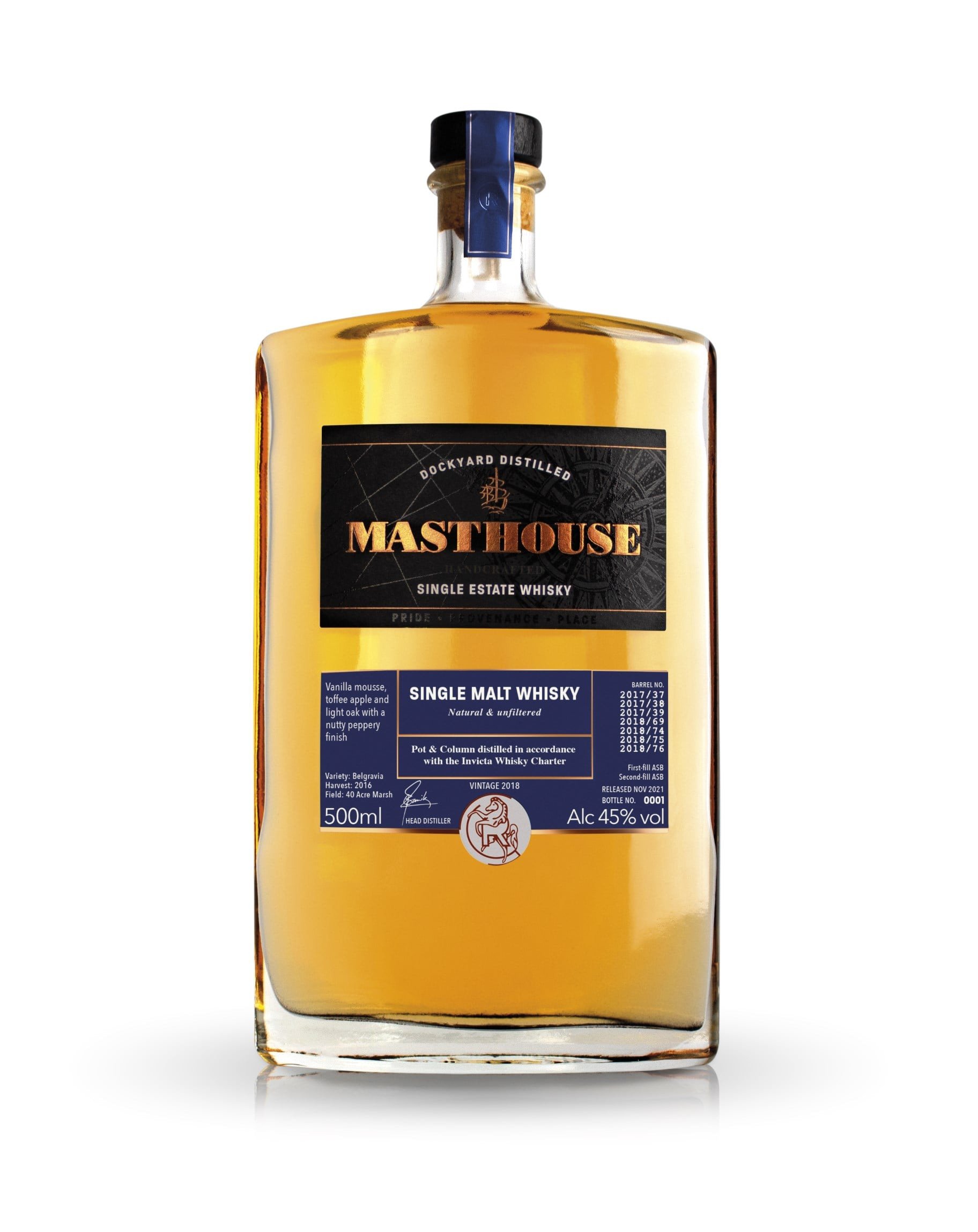 Masthouse Single Malt Pot & Column Still 50cl