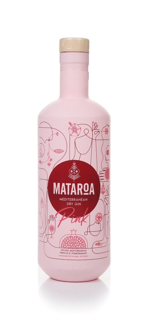 Mataroa Mediterranean Dry Gin Pink 70cl
