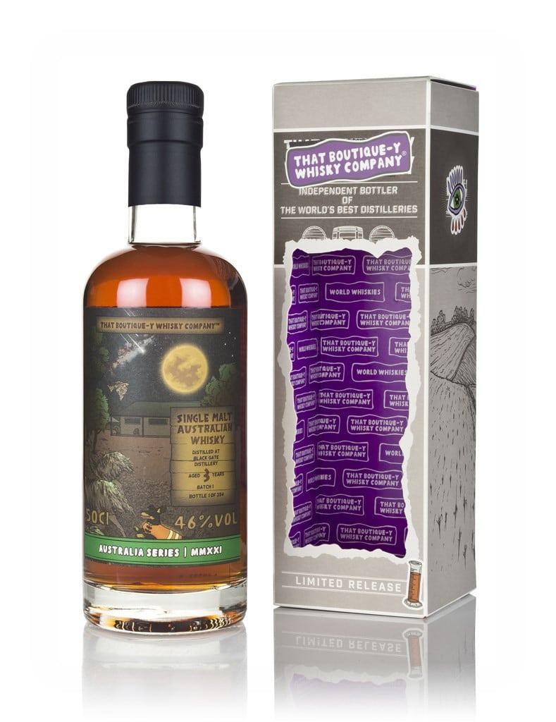 Black Gate 3 Year Old - Batch 1 (That Boutique-y Whisky Company) 50cl