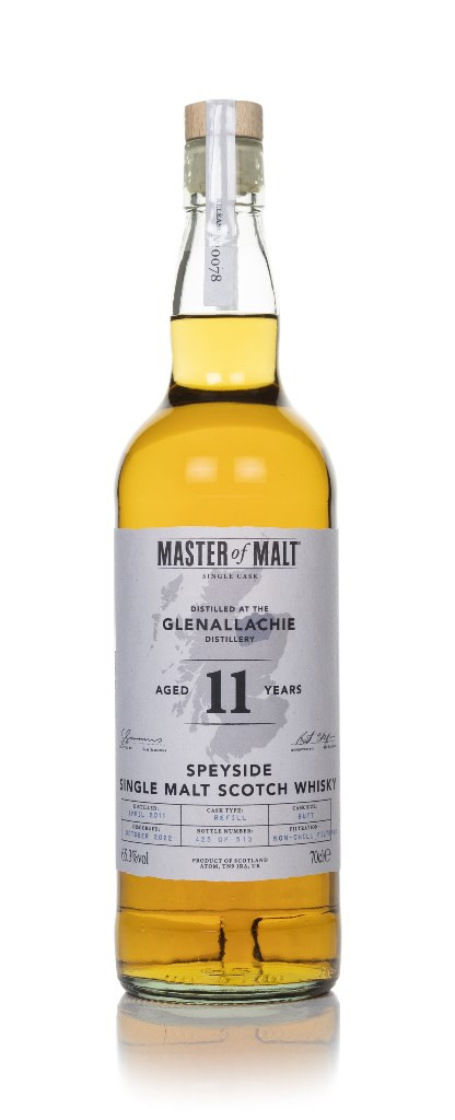 GlenAllachie 11 Year Old 2011 Single Cask (Master of Malt) 70cl