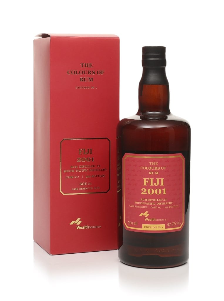 South Pacific 21 Year Old 2001 Fiji Edition No. 1 - The Colours of Rum (Wealth Solutions) 70cl