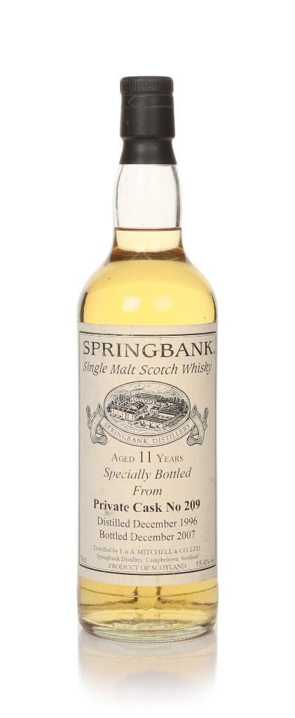 Springbank 11 Year Old 1996 - Private Cask No. 209 70cl