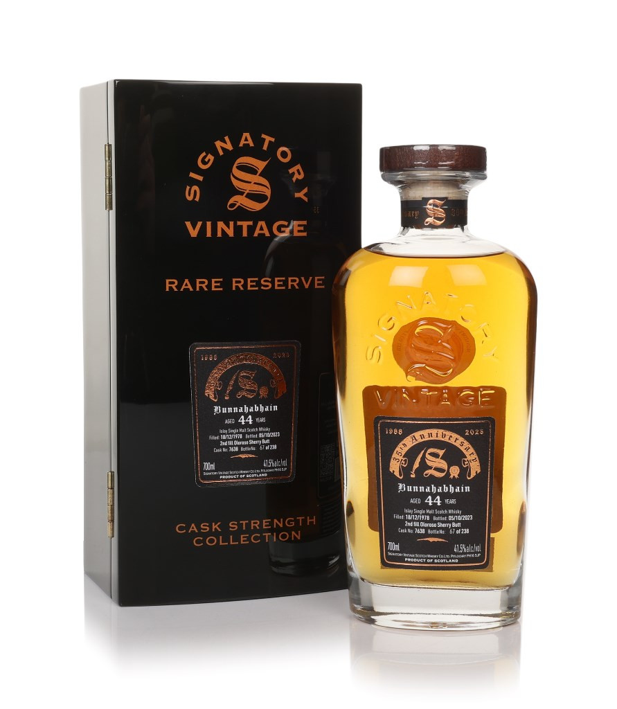Bunnahabhain 44 Year Old 1978 (cask 7638) - Cask Strength Collection Rare Reserve 35th Anniversary (Signatory) 70cl