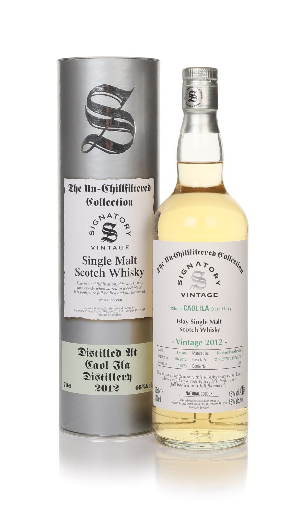 Caol Ila 11 Year Old 2012 (casks 317367/-70/-71/-72/-75) - Un-Chillfiltered Collection (Signatory)
