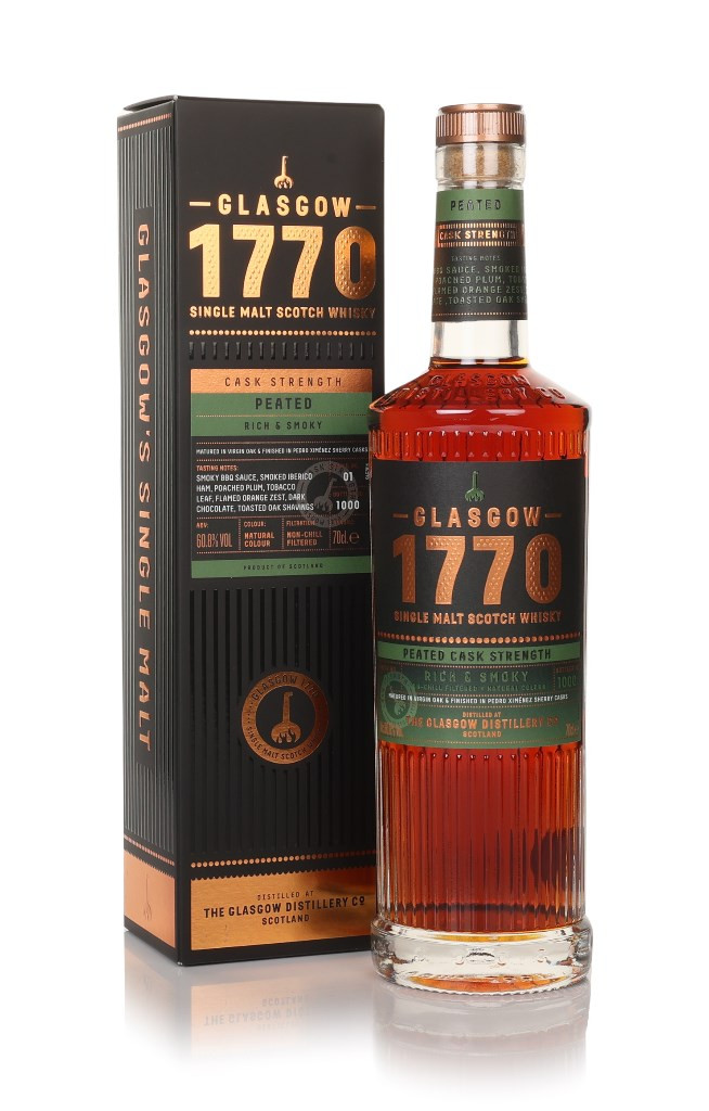 Glasgow 1770 Peated Cask Strength Batch 01 70cl