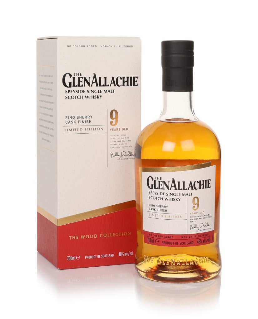 GlenAllachie 9 Year Old Fino Sherry Cask  Finish - The Wood Collection