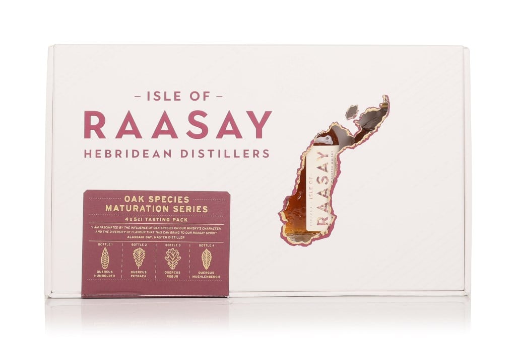 Isle of Raasay Oak Species Maturation Series Tasting Set 20cl
