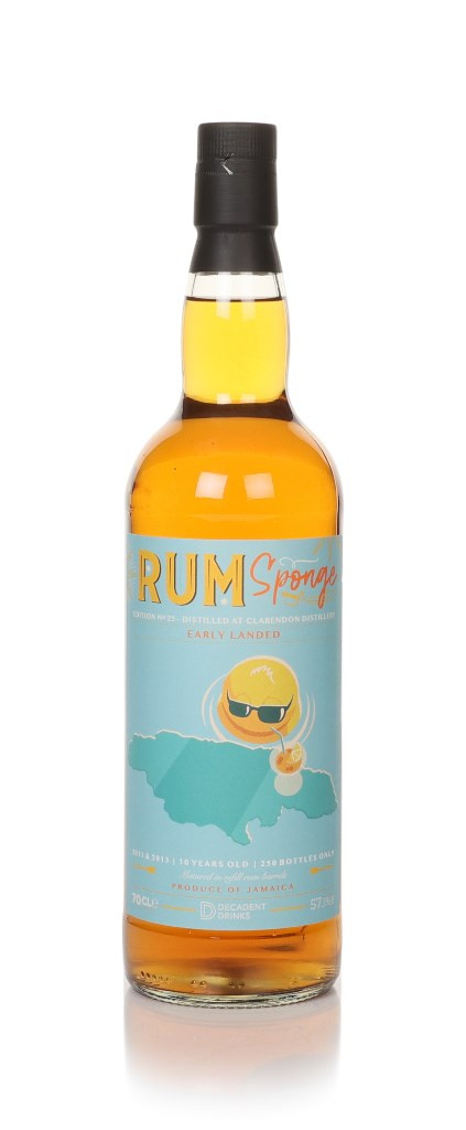 Clarendon 10 Year Old 2011 & 2013 - Rum Sponge Edition No.25 (Decadent Drinks) 70cl