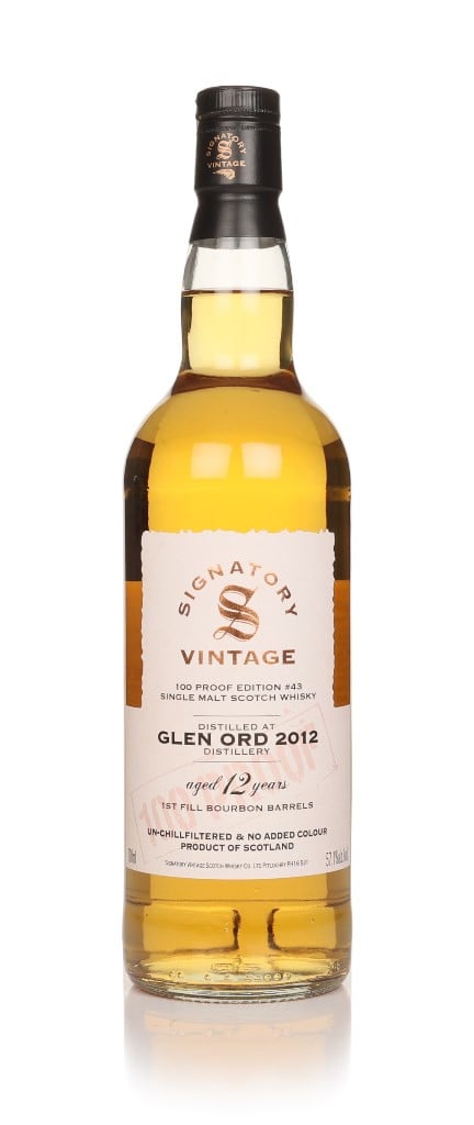 Glen Ord 12 Year Old 2012 - 100 Proof Edition #43 (Signatory) 70cl