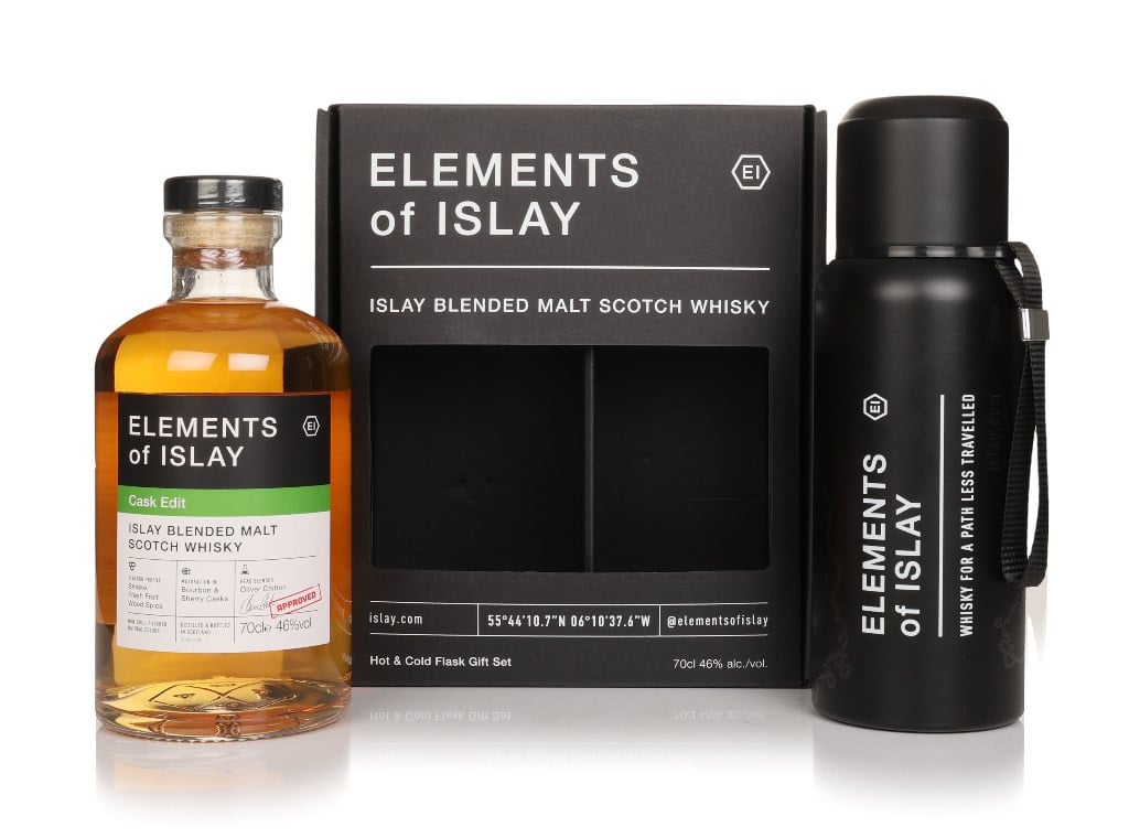 Cask Edit - Elements of Islay Gift Set with Flask 70cl