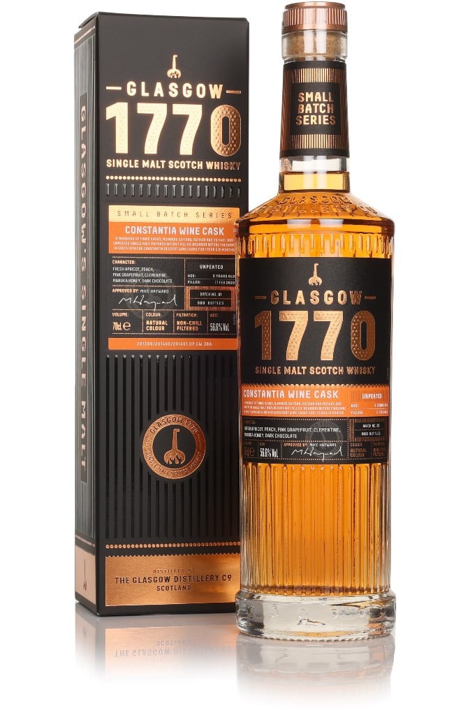 Glasgow 1770 Constantia Wine Cask Finish (Unpeated) 70cl