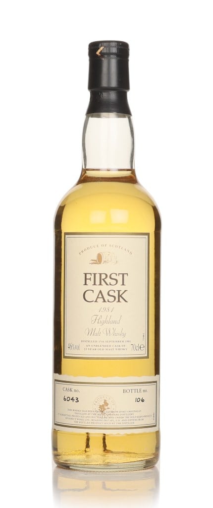 Highland Park 23 Year Old 1981 (cask 6043) - First Cask 70cl