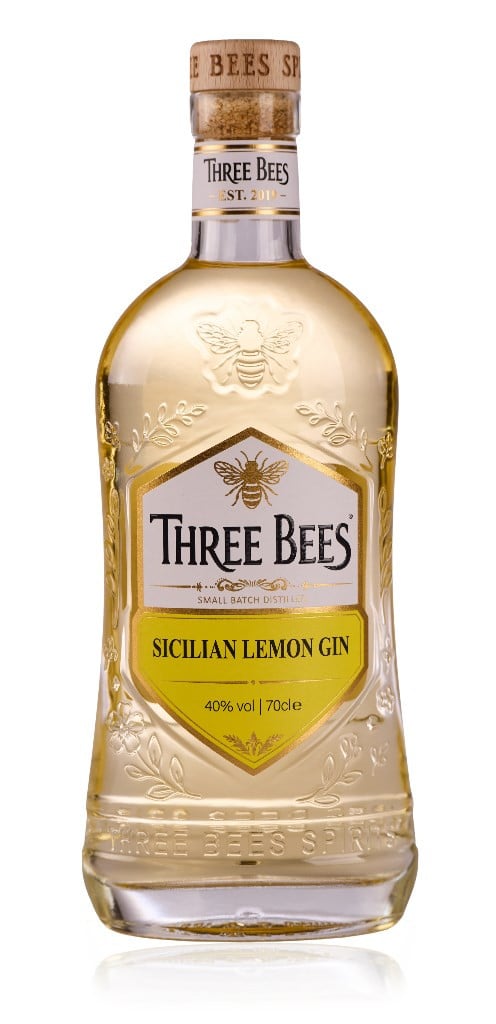 THREE BEES Sicilian Lemon Gin 70cl