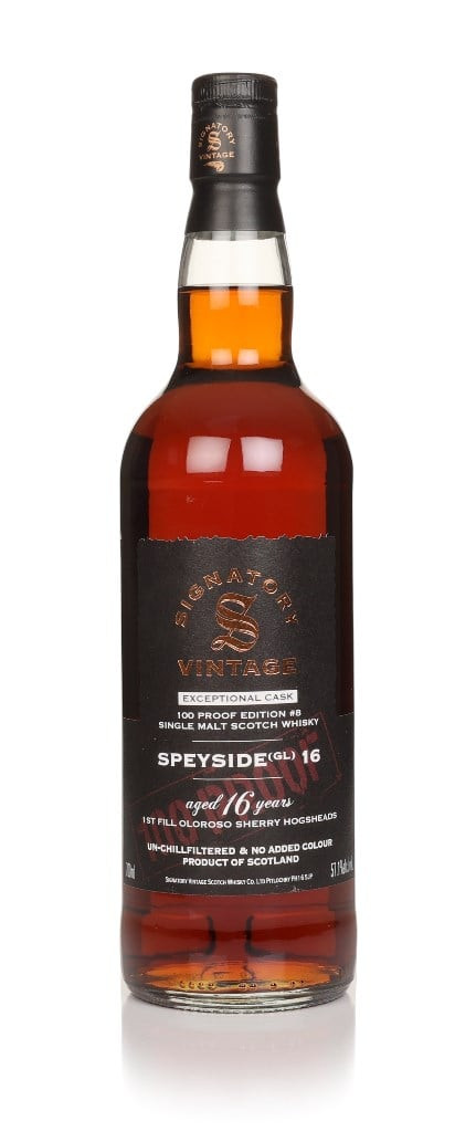 Speyside (GL) 16 Year Old Exceptional Cask - 100 Proof Edition #10 (Signatory) 70cl