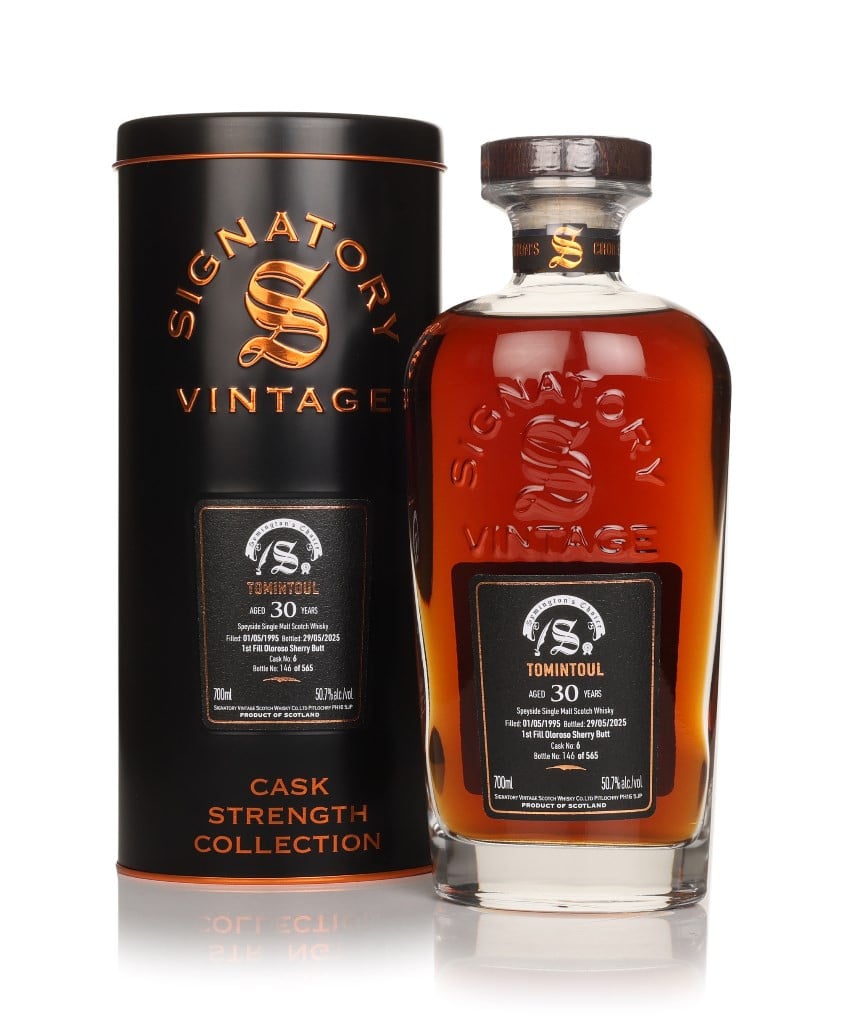 Tomintoul 30 Year Old 1995 (cask 6) - Cask Strength Collection (Signatory) 70cl
