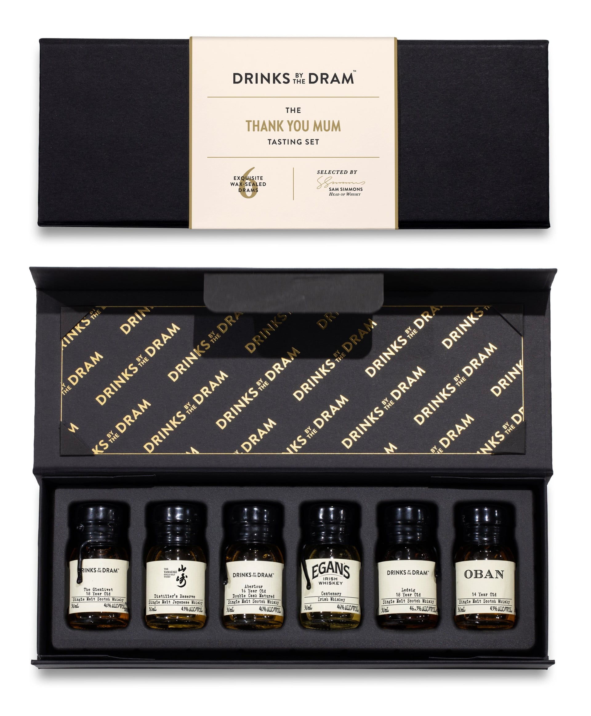 Thank You Mum Premium Whisky Tasting Set (Black)