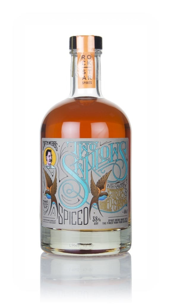 Two Swallows Citrus & Salted Caramel Rum 50cl