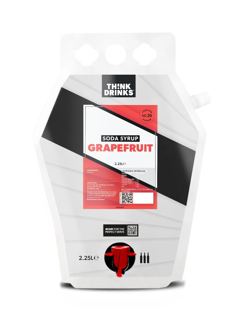 Think Drinks - Grapefruit Soda 2 x 2.25L 450cl