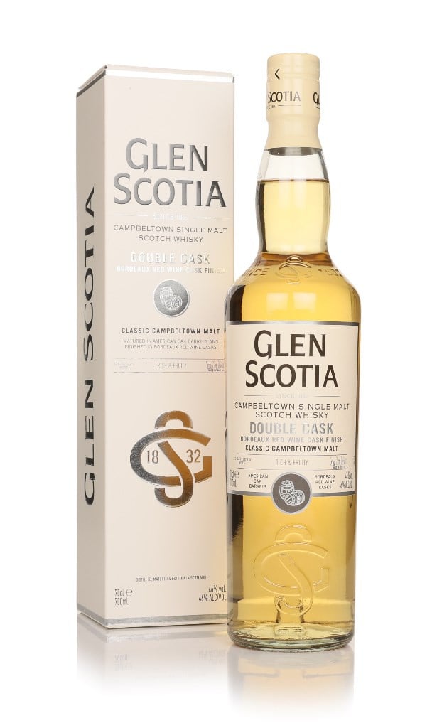 Glen Scotia Glen Scotia Double Cask Bordeaux Red Wine Cask Finish 70cl Glen Scotia Double Cask Bordeaux Red Wine Cask Finish 70cl 70cl • 46%