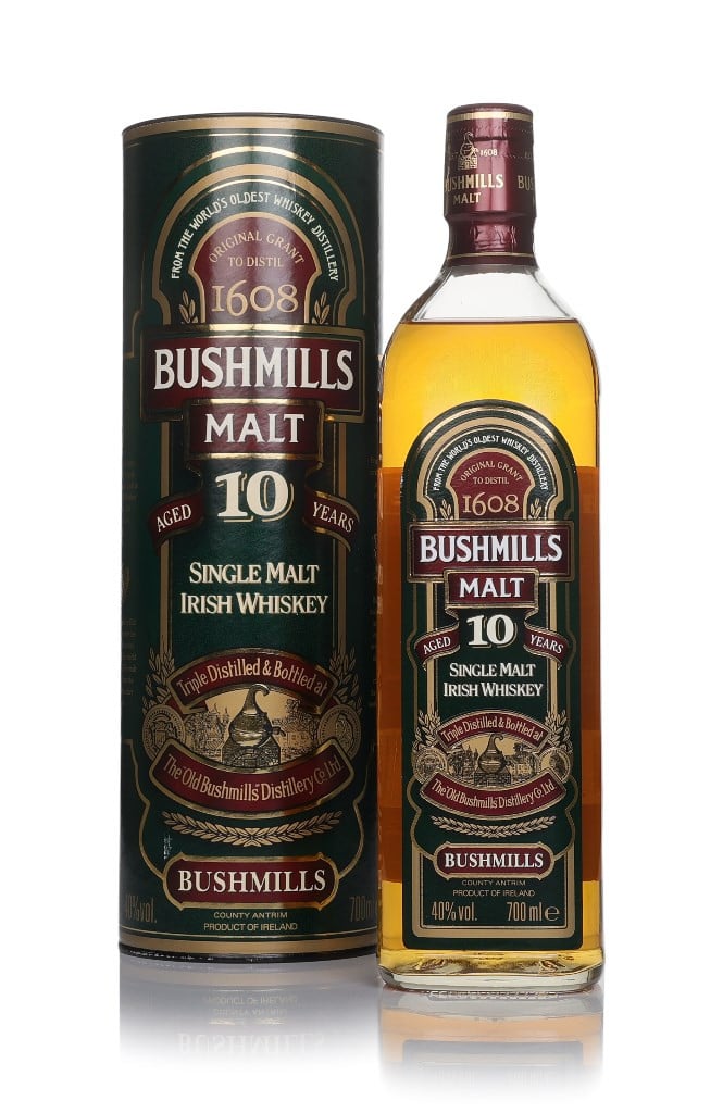 Bushmills 10 Year Old - 1990s 70cl