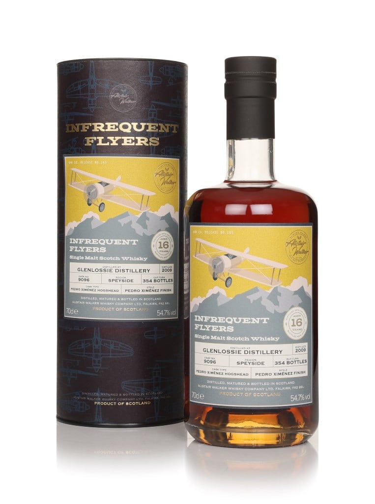 Glenlossie 16 Year Old 2009 (cask 9096) - Infrequent Flyers (Alistair Walker) 70cl