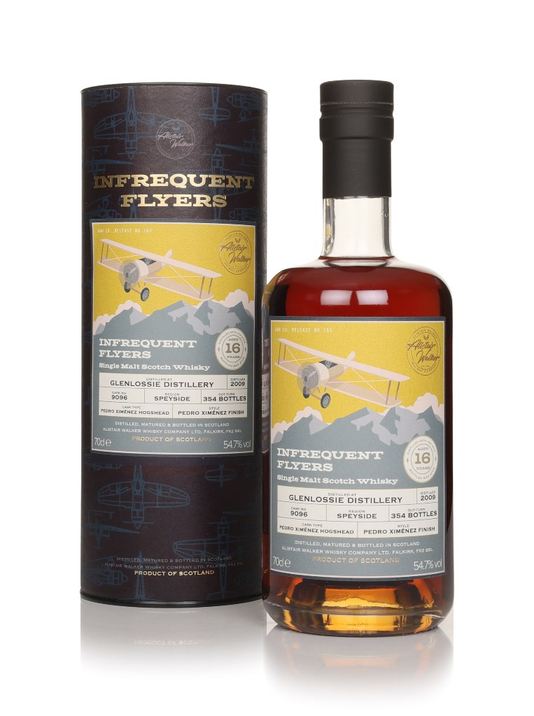 Glenlossie 16 Year Old 2009 (cask 9096) - Infrequent Flyers (Alistair Walker) 70cl