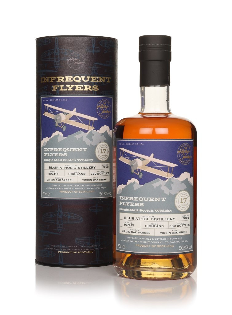 Blair Athol 17 Year Old 2008 (cask 807415) - Infrequent Flyers (Alistair Walker) 70cl