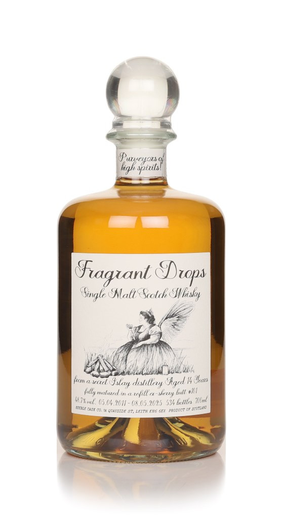 Secret Islay 14 Year Old 2011 Refill Sherry Butt (cask 101) - Fragrant Drops (Keeble Cask Company) 70cl