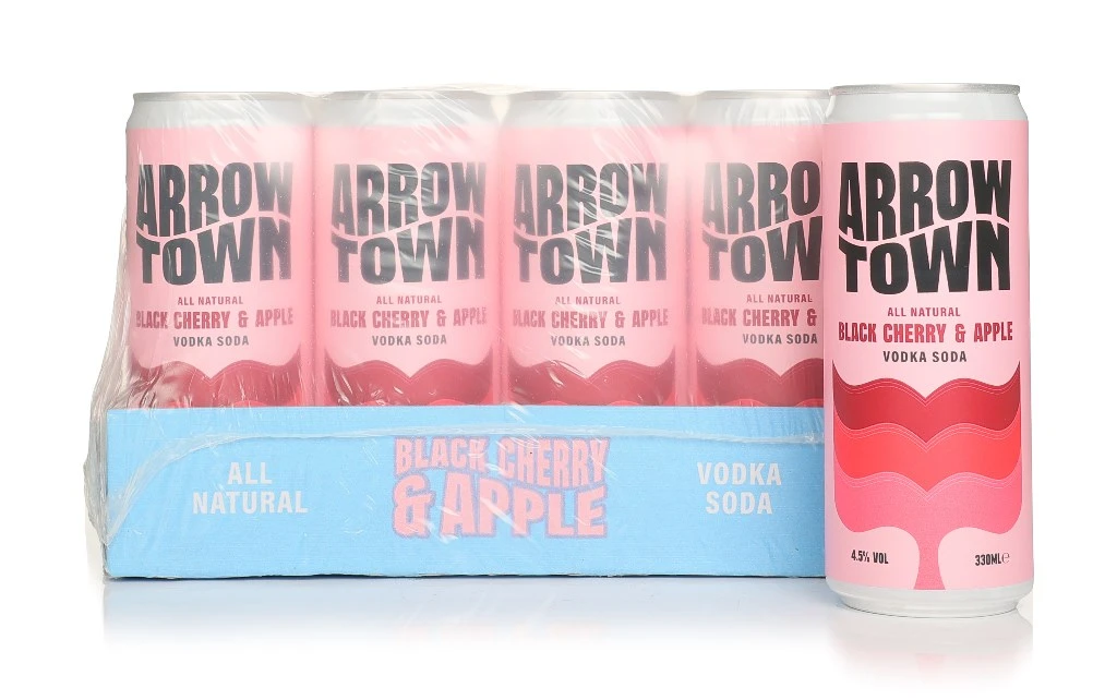 Arrowtown Black Cherry & Apple Vodka Soda (12 x 330ml)